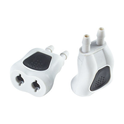 عازل من اللاتكس العقيم GE Dina Click الأنثى 2059294-001 NIBP Connector للأنابيب الضوئية المزدوجة