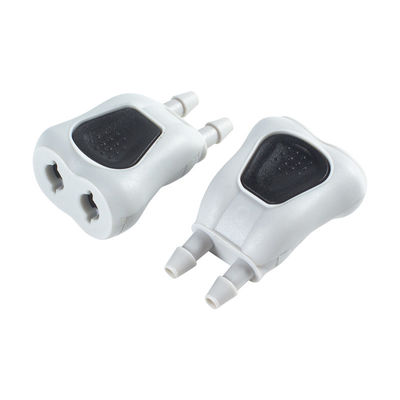 عازل من اللاتكس العقيم GE Dina Click الأنثى 2059294-001 NIBP Connector للأنابيب الضوئية المزدوجة