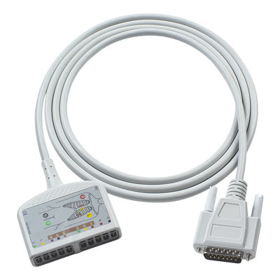 متوافقة نيهون كوهدن الكي جي تشخيص الكي جي كابل 10Lead ل Cardiofax C، Cardiofax GEM 9020K، Cardiofax M