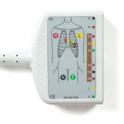 متوافقة نيهون كوهدن الكي جي تشخيص الكي جي كابل 10Lead ل Cardiofax C، Cardiofax GEM 9020K، Cardiofax M