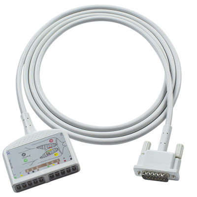 OD6mm 2.2M P-Hilips كابل EKG كابل الصندوق لـ M1770A M1771A M1772A Pagewriter 100 Pagewriter 200