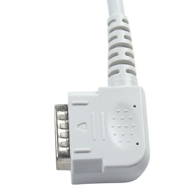 كابل الكمبيوتر الكهربائي القلبي الخالي من اللاتكس 15Pin 10Lead IEC/AHA لـ 108 109 110 1210 1211 601 Cardico 302