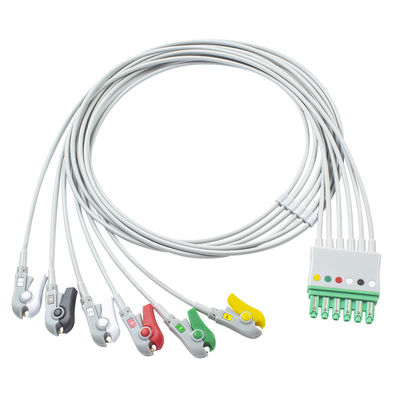 Siemens Draeger MP03405 ECG Lead Wires 6 Lead Cable Grabber M300 Infinity M540 MultiMed Plus IEC Clip