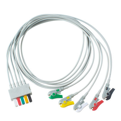 Mindray Datascope ECG Leadwires 0012-00-1514-03 5 الرصاص الملتقط كليب ECG الرصاص سلك