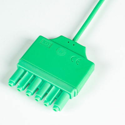 أسلاك الرؤية القابلة لإعادة الاستخدام لـ ECG Drager Siemens Monolead 3Lead IEC Snap MS14555 أسلاك الرؤية لـ ECG