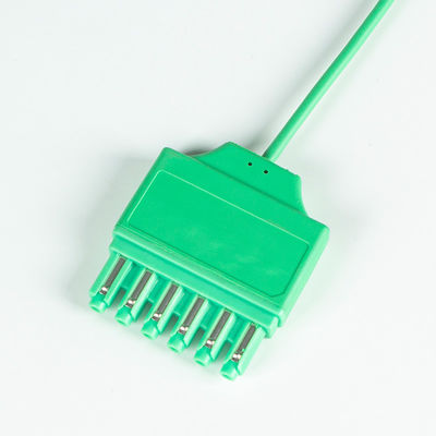MS14682 كابل ECG Draeger ECG عقدة واحدة أحادية 6Lead Leadwires IEC Snap
