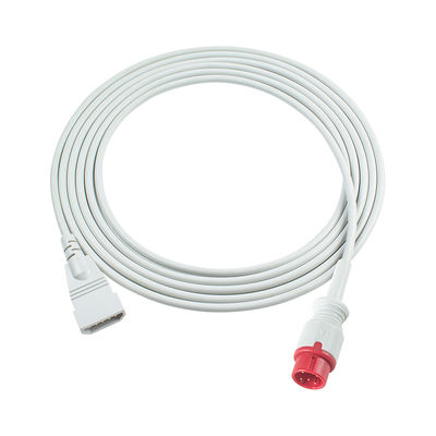 بارد IBP كابل محول 8 دبوس مع إدوارد أرغون BD أبوت BB PVB يوتا Medex Mindray Connector IBP Transducer Extension Cable