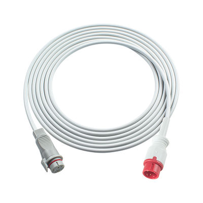 بارد IBP كابل محول 8 دبوس مع إدوارد أرغون BD أبوت BB PVB يوتا Medex Mindray Connector IBP Transducer Extension Cable