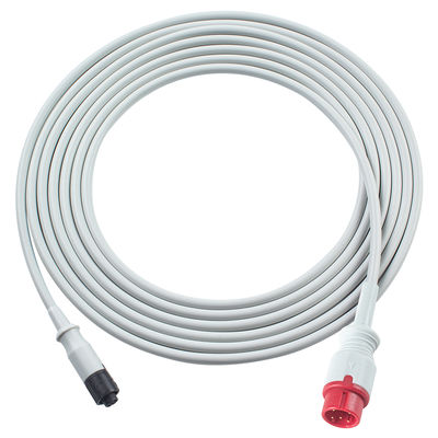 بارد IBP كابل محول 8 دبوس مع إدوارد أرغون BD أبوت BB PVB يوتا Medex Mindray Connector IBP Transducer Extension Cable