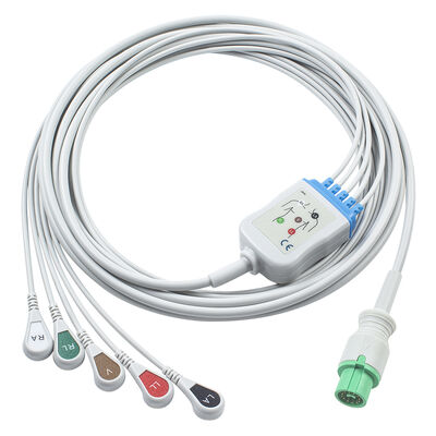 فوكودا دينشي 0012-00-1192 كابل ECG EKG 12Pin Expert Dynascope DS-5100 DS-5100E DS-5300W DS-5400 ديناسكوب DS-7001