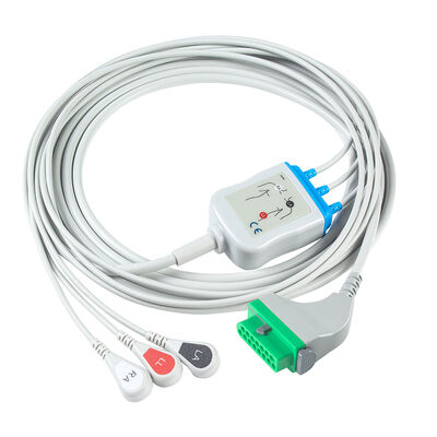 كابل تخطيط القلب فوكودا دينشي CIO-07CTP-5NA CIO-07CTP-3NA 15 سن DSL-8001 DSL-8001R Dynascope DS-8100 DS-8200 DS-8500