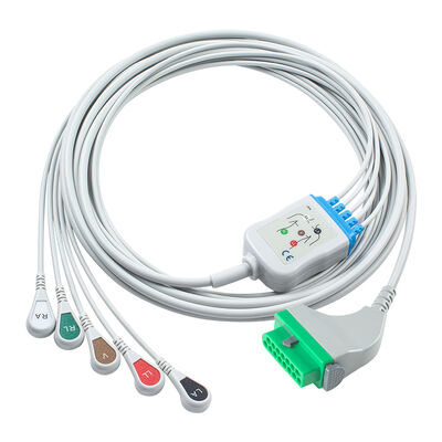 كابل تخطيط القلب فوكودا دينشي CIO-07CTP-5NA CIO-07CTP-3NA 15 سن DSL-8001 DSL-8001R Dynascope DS-8100 DS-8200 DS-8500