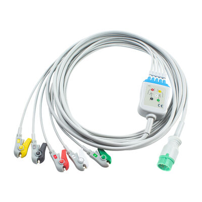 كابل MDK MED KB15A 6Pin ECG وأسلاك الرصاص