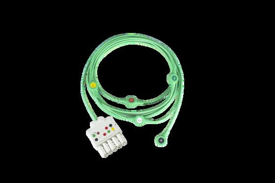 سيمن درايجر مونووليد MS16160 MS16161 ECG ECG المريض كابلات و أسلاك الرصاص 3 سلك الرصاص مزدوج 5Pin