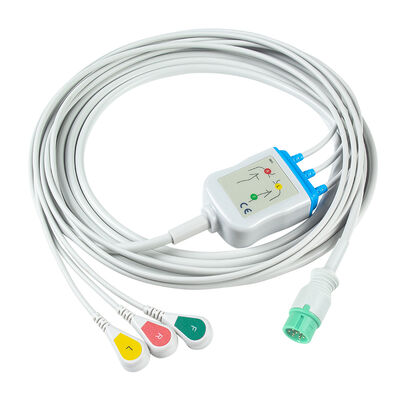 Yonker IE12 E12 E12S 9Pin كابل ECG مراقب متعدد المعلمات 6Pin ECG كابلات وأسلاك الرصاص