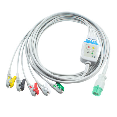 Yonker IE12 E12 E12S 9Pin كابل ECG مراقب متعدد المعلمات 6Pin ECG كابلات وأسلاك الرصاص