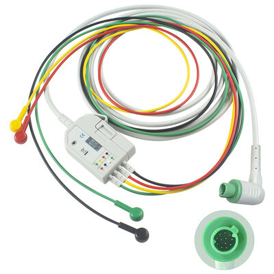 سترايكر إم- إدترونيك فيزيولوجيا التحكم LIFEPAK 12 120 15 جهاز مكافحة الارتعاش ECG EKG كابلات والأسلاك الرصاصية 11111-000018 11111-000020