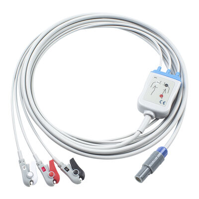 كابل Samsung 7pin 3Lead قطعة واحدة لتخطيط القلب وأسلاك الرصاص