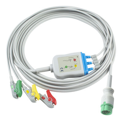 Zoncare PM7000D 3/4/5 كابل تخطيط القلب وأسلاك الرصاص