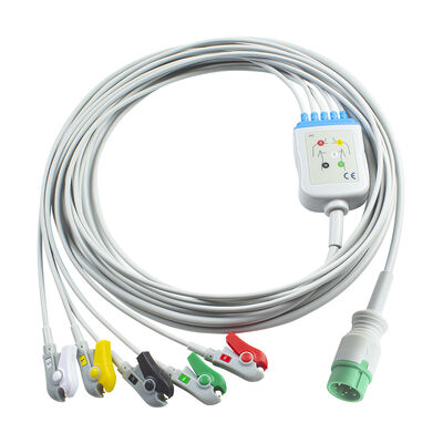 Zoncare PM7000D 3/4/5 كابل تخطيط القلب وأسلاك الرصاص