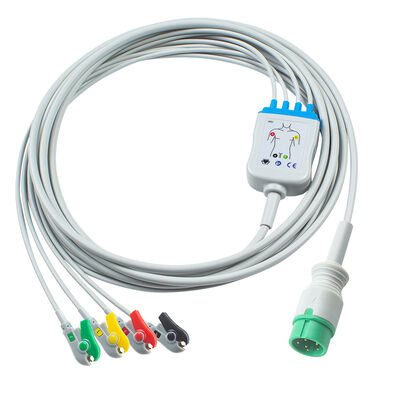Zoncare PM7000D 3/4/5 كابل تخطيط القلب وأسلاك الرصاص
