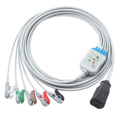 Zoll 15Pin كابل ECG وأسلاك الرصاص قطعة واحدة