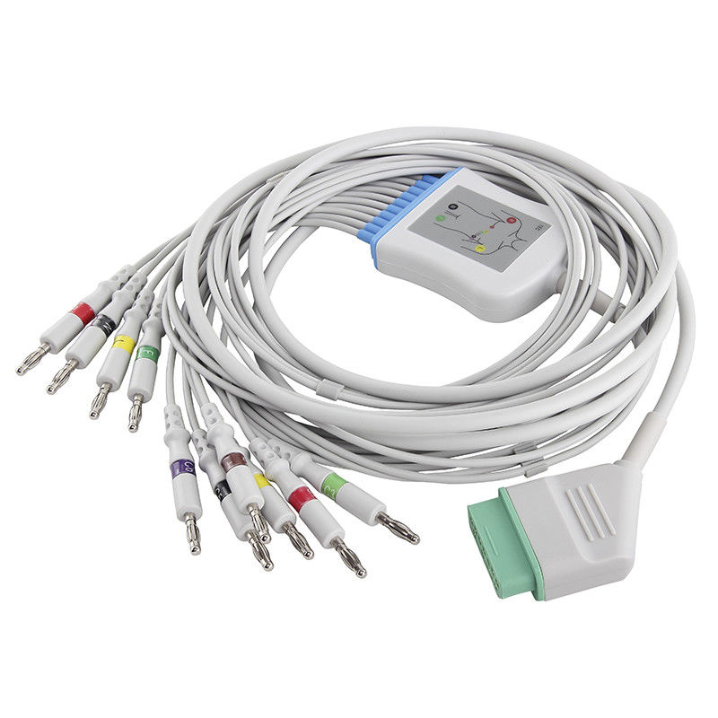 Nihon Kohden Japan BSM-2301 BSM-2353 01.57.107048 كابل EKG ليدوايرز 4.0 الموز