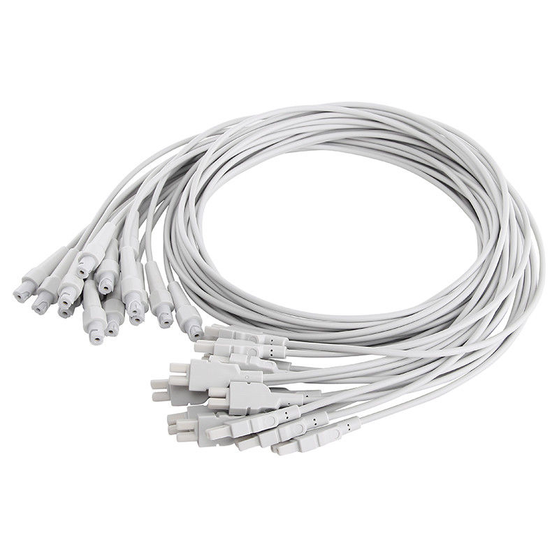 GE CAM 14 أسلاك الرصاص ECG 420101-002 IEC 4.0 Banana EKG Leadwires
