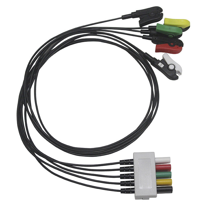 Mindray Radiao Translucent Wire 5 سلك أشعة X-Ray من النوع D من النوع ECG وكابل شفاف للإشعاع وأسلاك توصيل