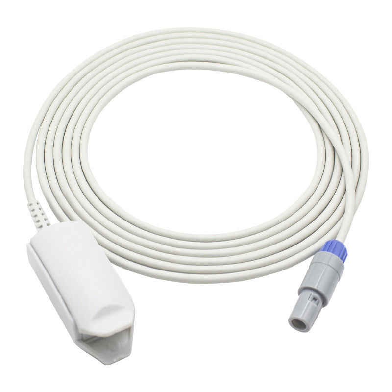 3.00M TPU قابلة لإعادة الاستخدام SpO2 الاستشعار 3F IRIS300 Phoene PM8300 الكبار إصبع كليب 6Pin