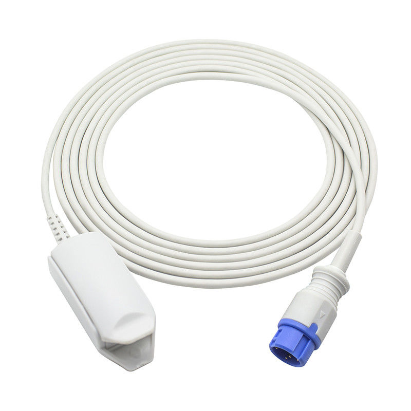 مستشعر بيانات Mindray Datascope SpO2 512FLH 115-012807-00 T5 T8 دائري 7 دبوس SpO2 مسبار IMEC IPM9800