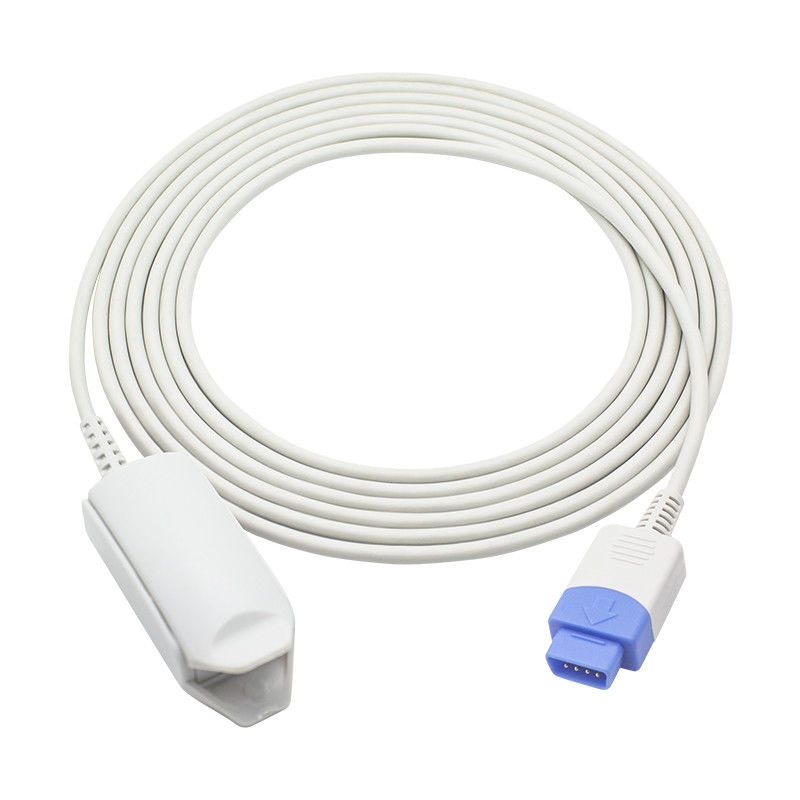 GE Datex Ohmeda OxyTip TruSignal Tech TS-F-D SpO2 مستشعر 9Pin للكبار مشبك إصبع SpO2 مسبار I4 مع وحدات E-Series
