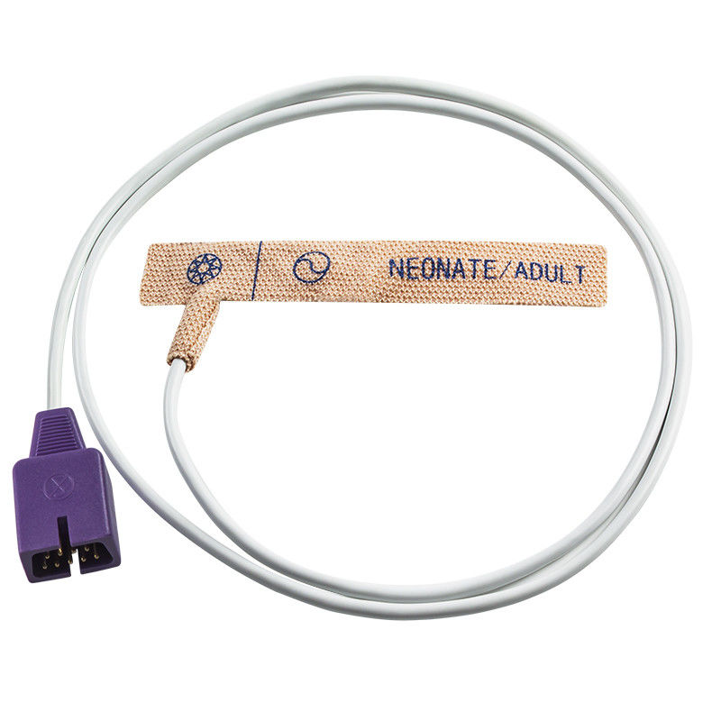 N-ellcor Oxi-max DB9 9pin MAX-N SpO2 الاستشعار PM10N NPB-3910 الجلد تمتد النسيج القابل للتصرف SpO2 التحقيق