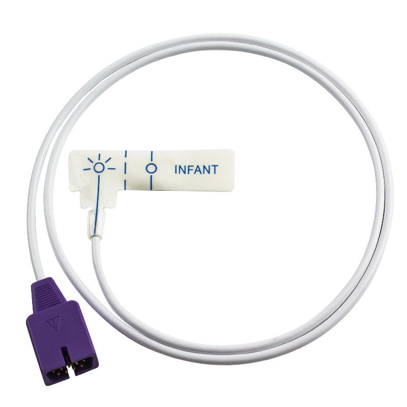 N-ellcor Oxi-max DB9 9pin MAX-I N-20 N-600x الرضع الأبيض رغوة المتاح SPO2 نبض مقياس التأكسج مسبار الإصبع