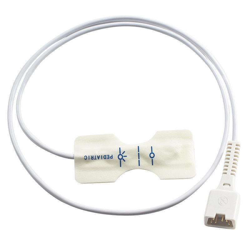 Novametrix 513710 6pin مستشعر SpO2 القابل للتصرف 715 MARS للأطفال رغوة بيضاء يمكن التخلص منها SpO2 مسبار