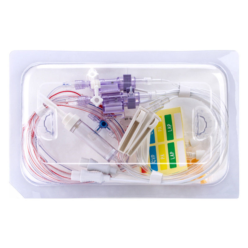 Mindray IBP Transducer مزدوج نوع مزدوج يمكن التخلص منها محول ضغط الدم لكابل محول IBP