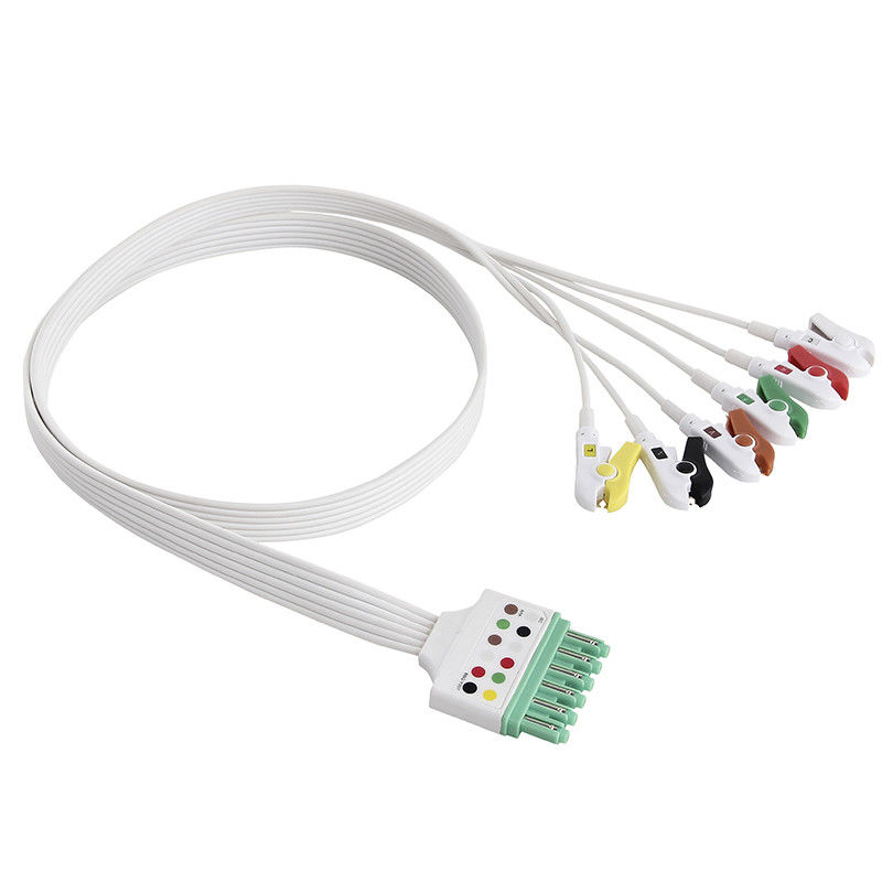 Draeger MP03424 مجموعة أسلاك الرصاص ECG للاستعمال مرة واحدة 5 مشبك ملتقط للرصاص IEC إنفينيتي M300 M540