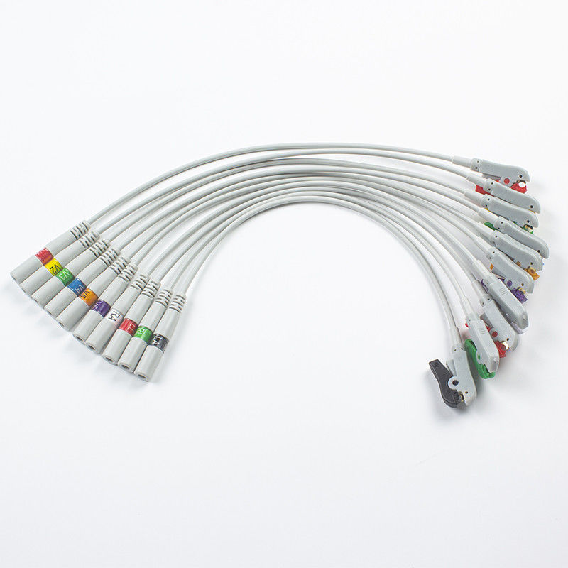 ECG Parts ضفيرة محولات 989803101701 40498E 4.00MM ECG Snap To Banana Plug Adapter