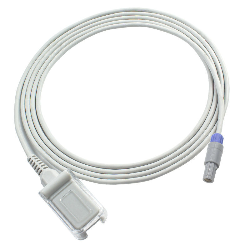كابل مستشعر Comen SpO2 6Pin إلى DB9 SpO2 كابل تمديد 2.4M TPU