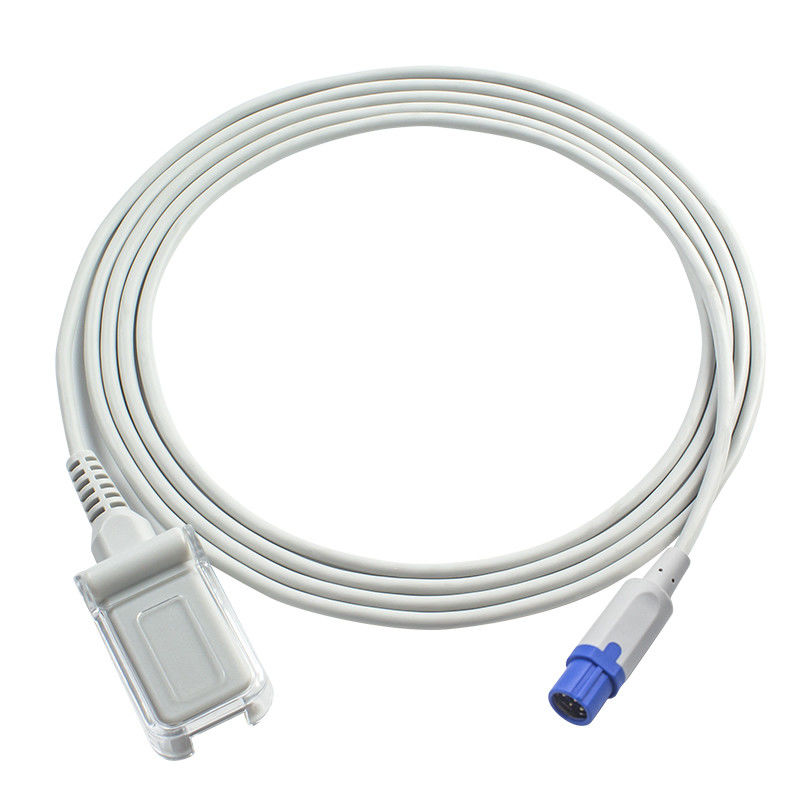 دراجر سيمنز SpO2 الاستشعار مسبار 7Pin إلى DB9 SpO2 تمديد كابل 2.4M TPU