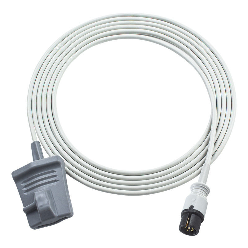 Anke 6Pin مستشعر SpO2 قابل لإعادة الاستخدام ASC-553 ACS-553A AAMI 6Pin Connector Adult Soft tip SpO2 Probe