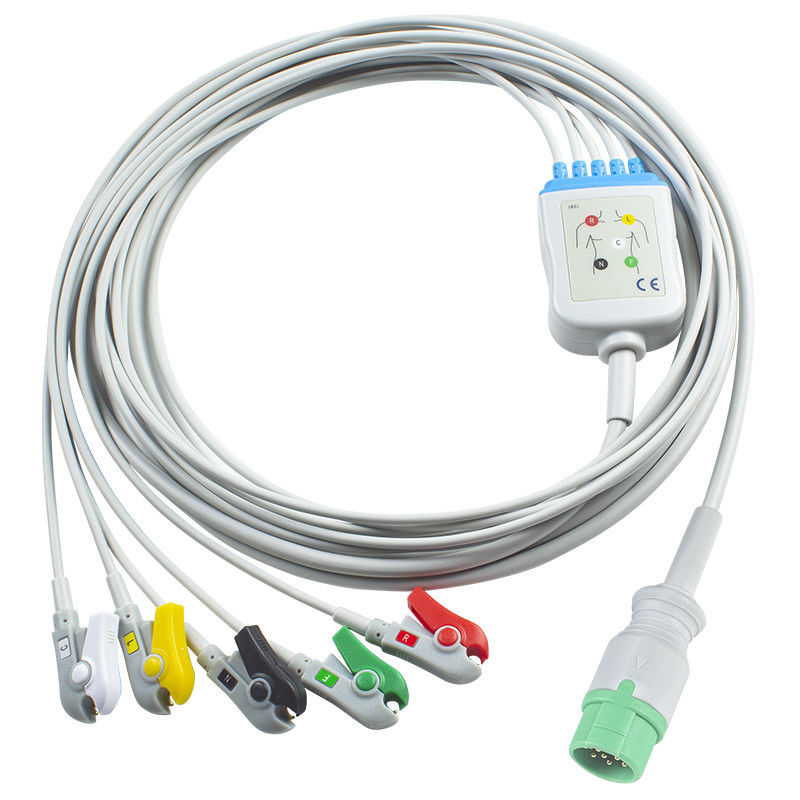 Kontron Arrow متوافقة مباشرة الاتصال كابل ECG والأسلاك الرئيسي ل 5Lead IEC Grabber