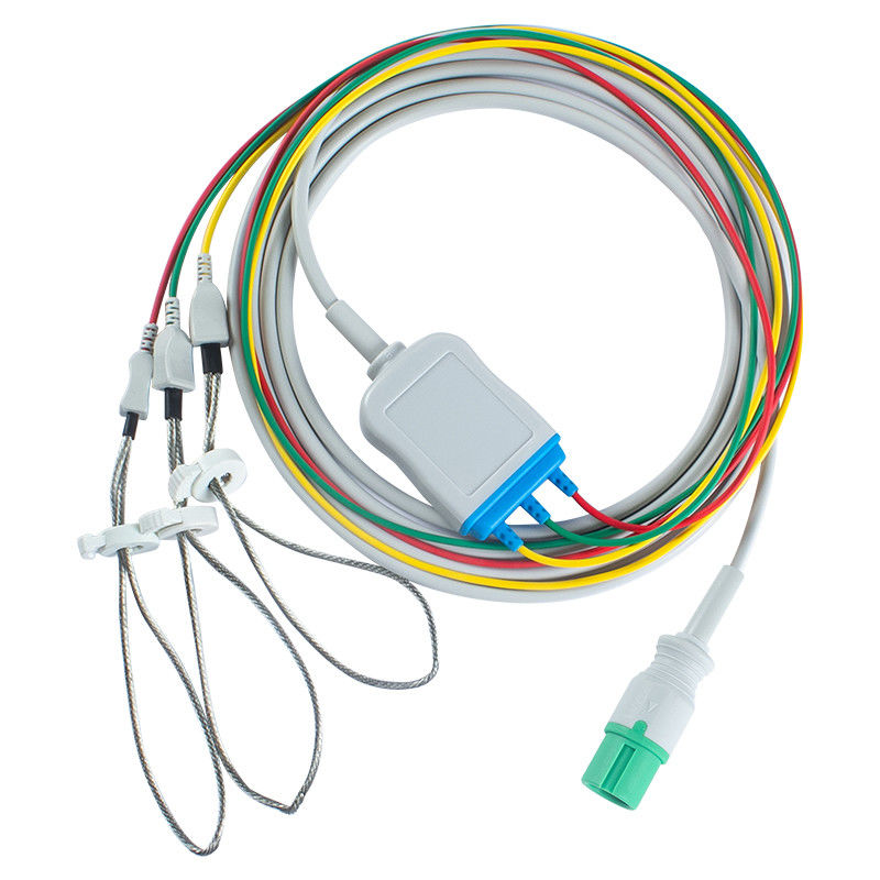 كابلات ECG للحيوانات البيطرية والأسلاك الرصاصية 7pin Connector CMS 7000 8000 نموذج جديد كابل ECG 3 Lead leggings