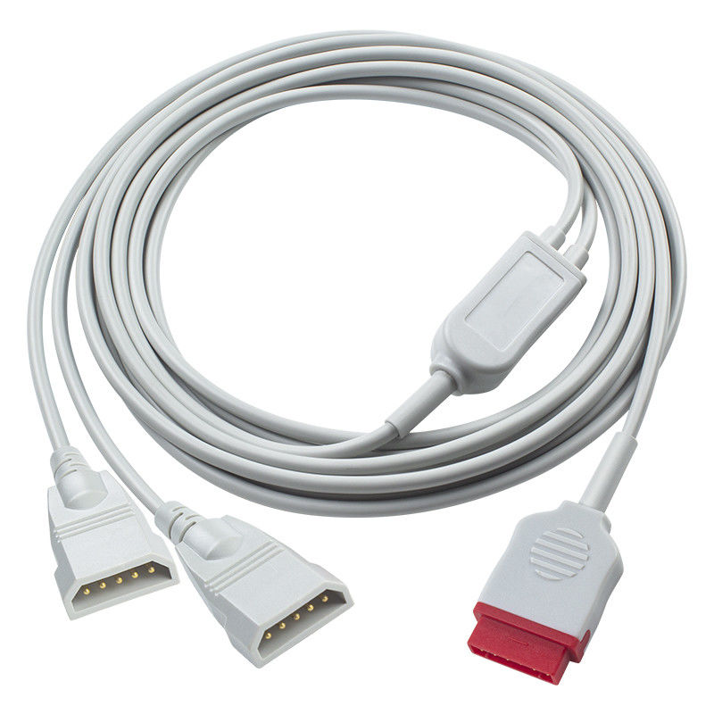 كابل محول GE IBP 2 * أبوت كابل تمديد 6pin IBP للمحول / مراقب المريض