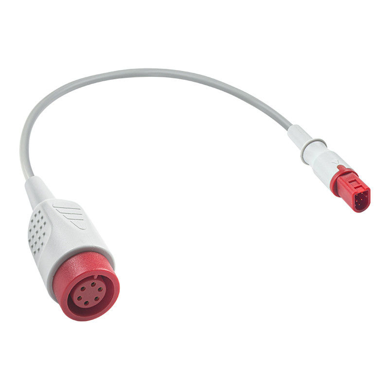 Mindray 5Pin إلى 6pin المحول IBP كابل محول TPU IBP كابل تمديد 0.3Meter