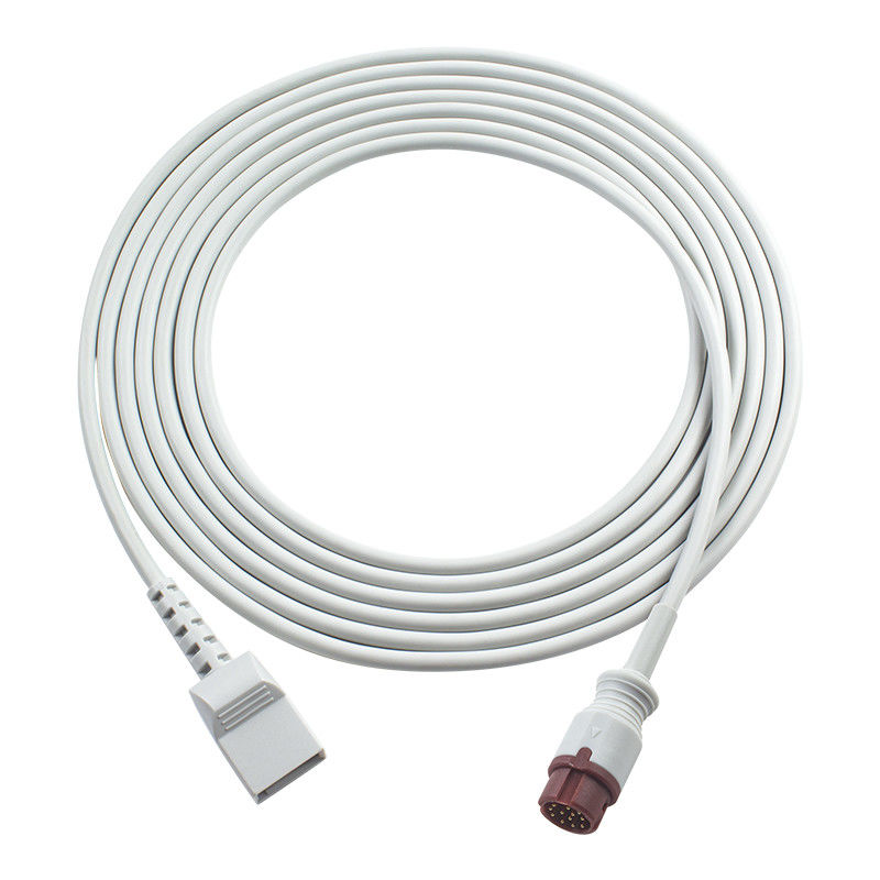 Mindray Datascope متوافق مع IBP Adapter كابل 12 دبوس إلى يوتا Connector BeneView T1 T7 iMEC 10 15