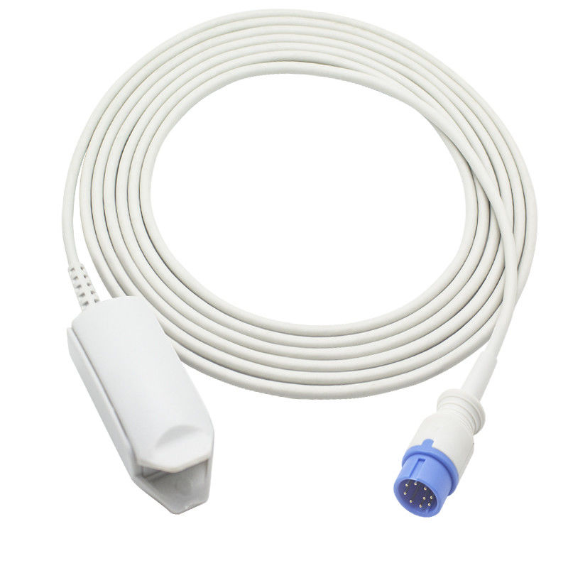 مسبار بيولايت Q3 Spo2 متوافق 9Pin Biolight Q5 Spo2 Probe 3.00M لسلسلة A Q S
