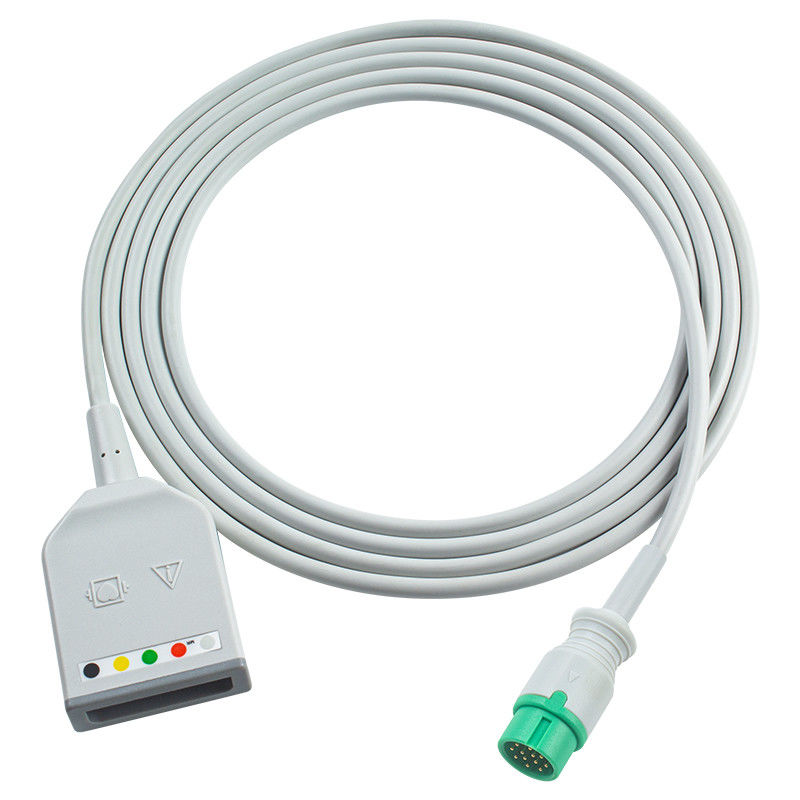 بيو لايت 12Pin 5Lead ECG كابل محول صندوق AnyView A2 A6 A4 A8 Q7 Q5 كابل تمديد ECG Euro Style