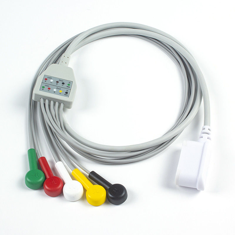 متوافق مع GE SEER 1000 مجموعة Leadwire 2104816-001 GE Seer 5 Lead IEC Snap 2067634-019 (طلب 1pcs الحصول على 1pcs كيس مجاني)