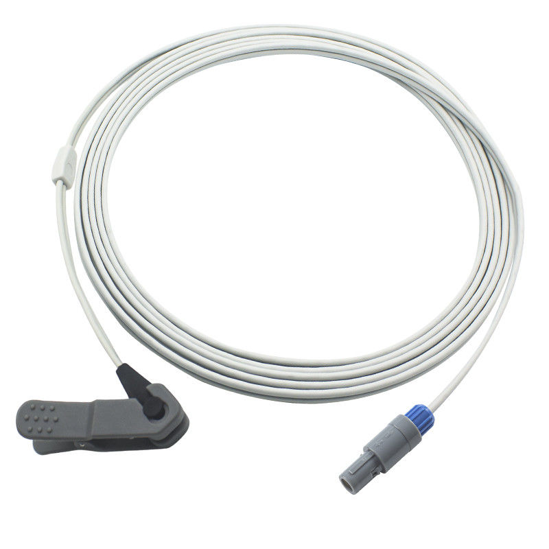 مُتوافق مع غيما الكبار أذن شريط الحيوان شريط مباشر SpO2 جهاز استشعار 3.0M 5Pin Single Notch Digital